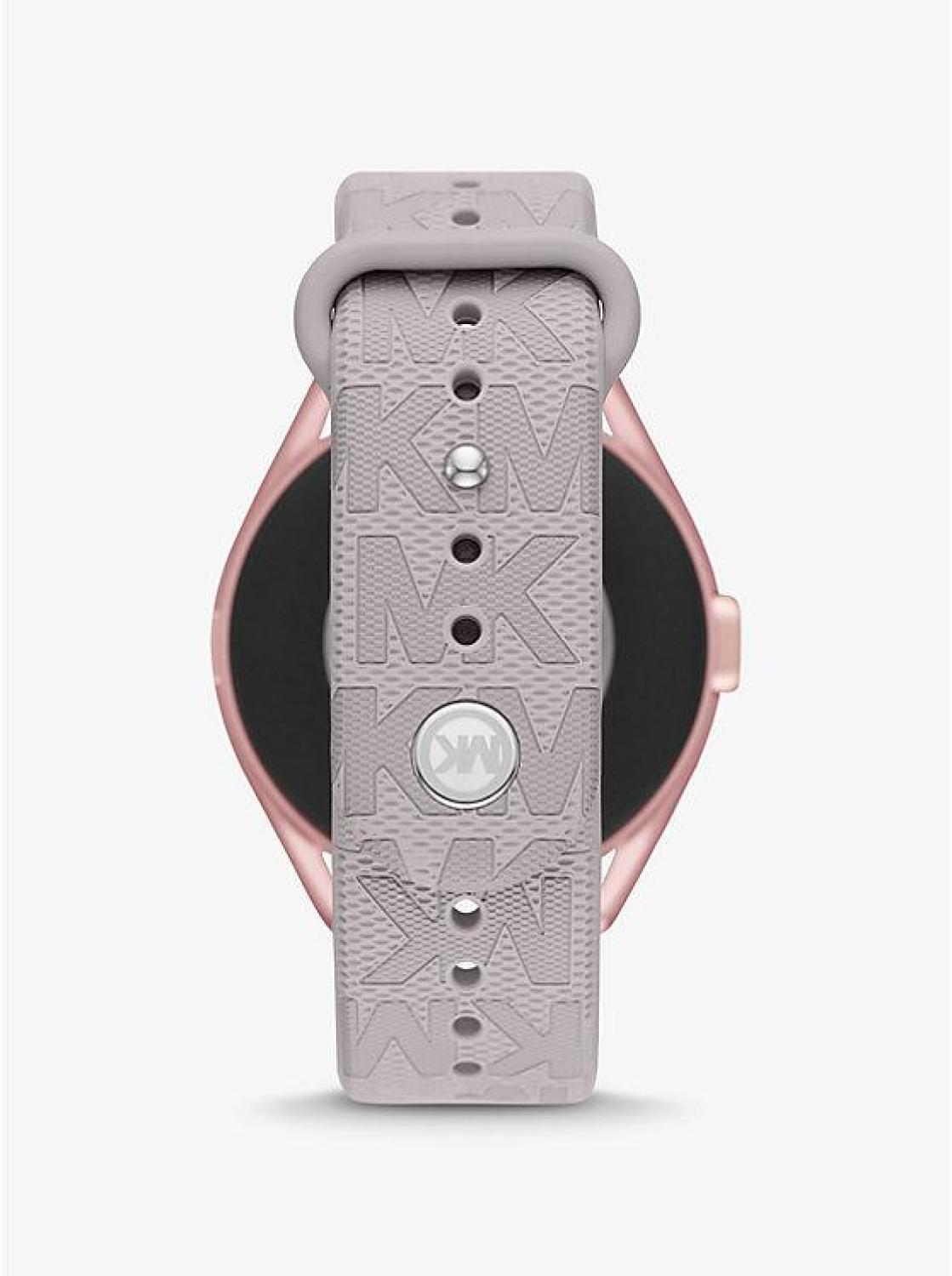 Michael Kors Access Gen 5E MKGO Pink-Tone and Logo Rubber Smartwatch