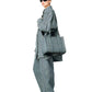 The Washed Monogram Denim Medium Tote Bag