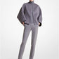Cashgora Melton Dolman-Sleeve Jacket