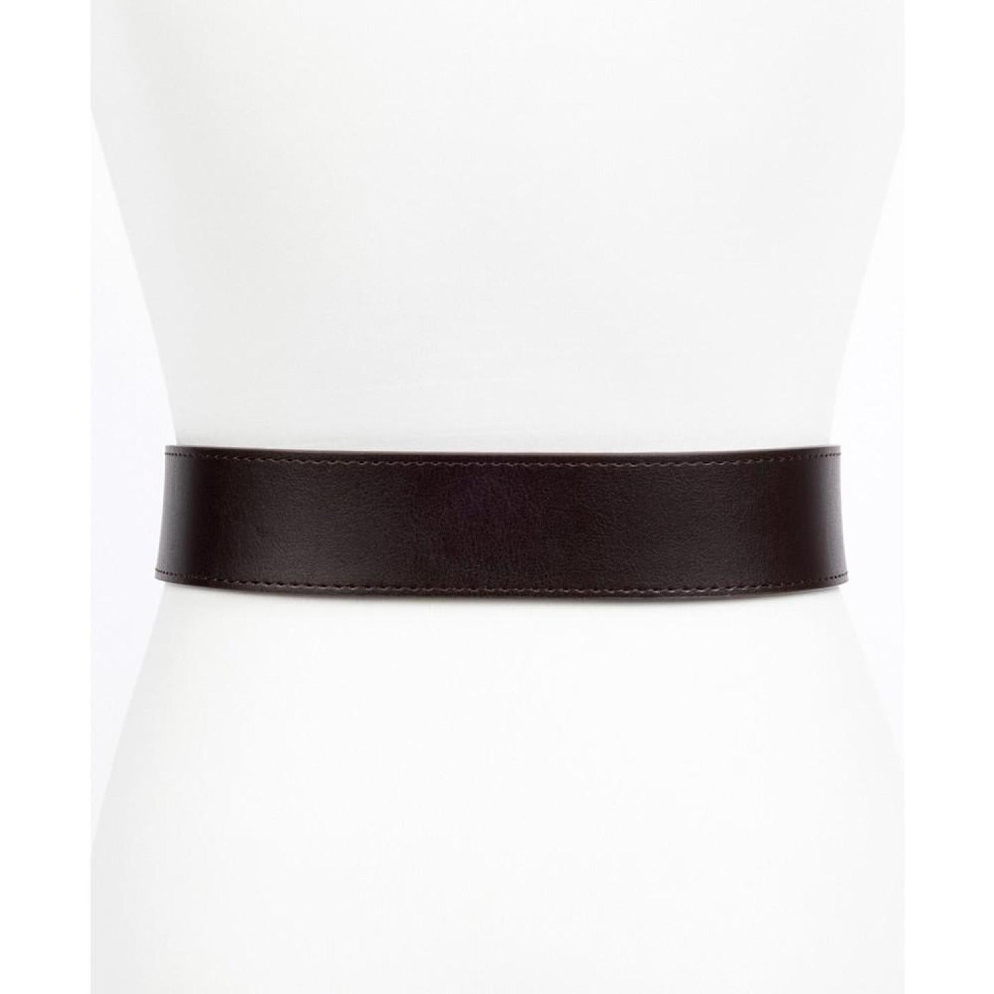 Women's Genuine Leather Logo Belt