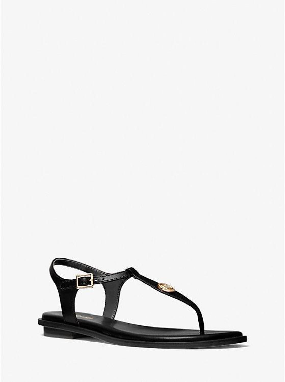 Mallory Leather T-Strap Sandal