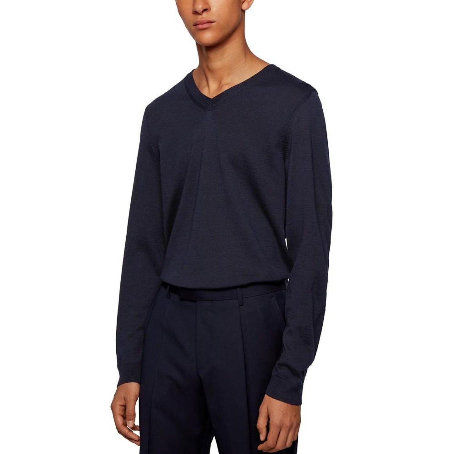 Men's V-Neck Wool Sweater
