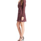 Mesh Belt Wrap Dress