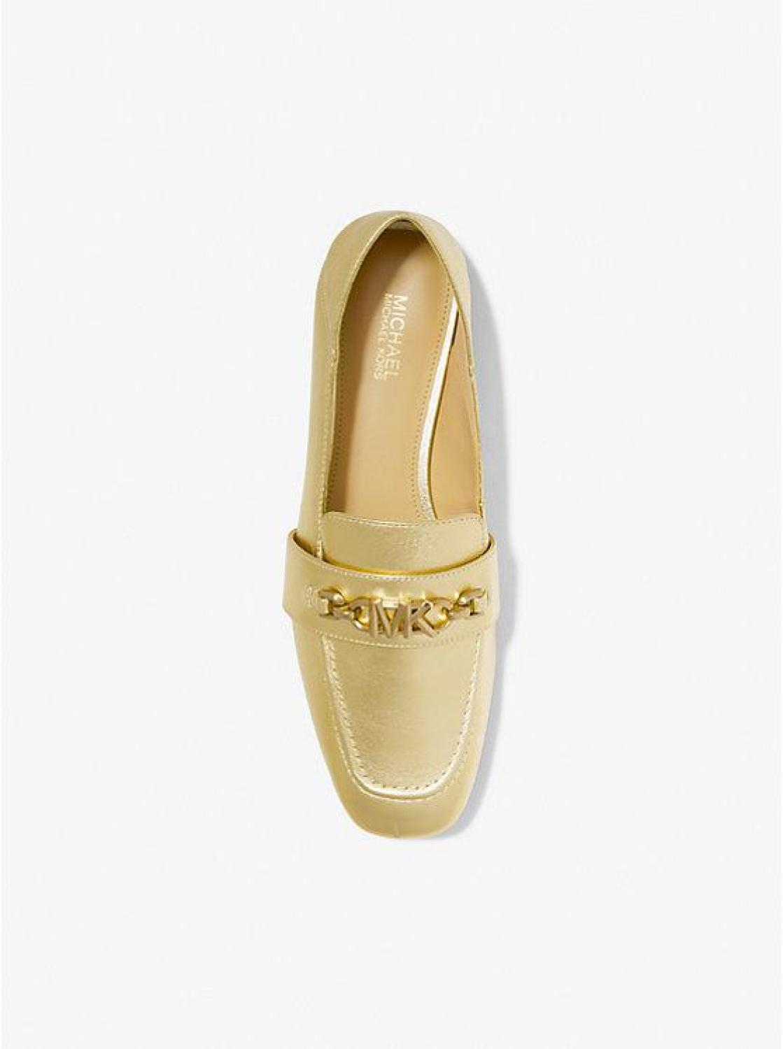 Tiffanie Metallic Leather Loafer