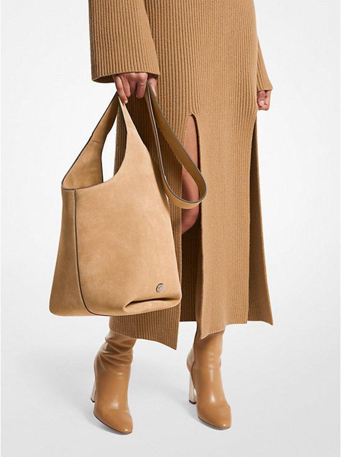 Dede Medium Suede Hobo Bag