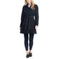 Women's Single-Breasted Raglan-Sleeve Trench Coat