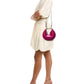FENDI Fendigraphy Mini Leather Hobo Bag