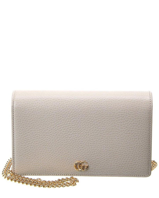 Gucci GG Marmont Leather Chain Wallet