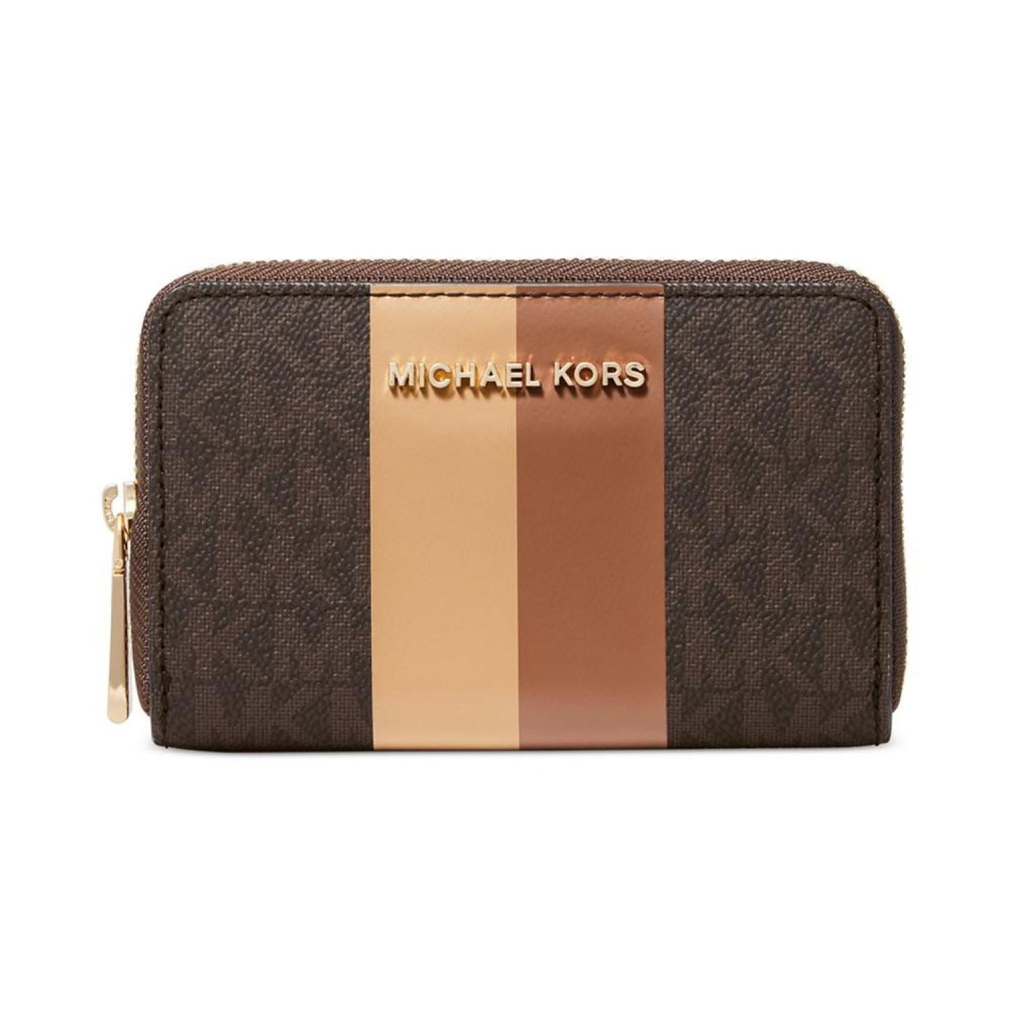 Logo Jet Set Small Zip Around Card Case