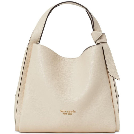 Knott Pebbled Leather Medium Crossbody Tote