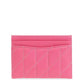 Coach Logo Plaque Quilted Card Case