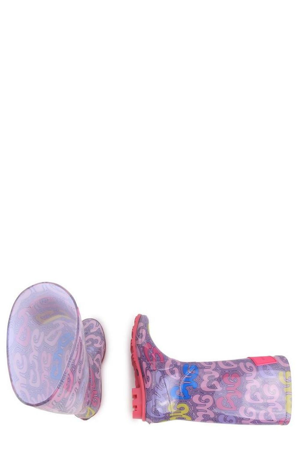 The Marc Jacobs Kids Logo Patch Wellies