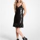 Sequined Georgette Slip Dress