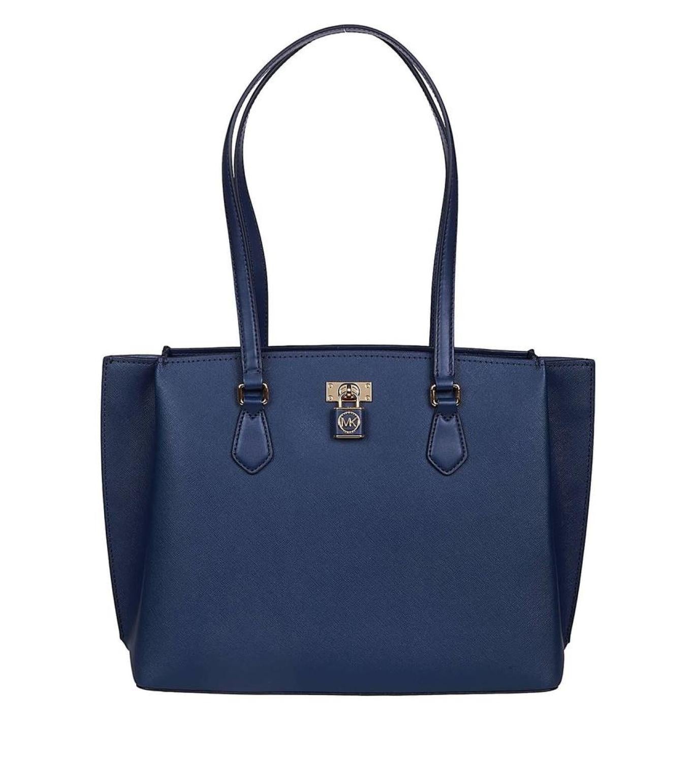 Michael Michael Kors Logo Padlock Zipped Tote Bag