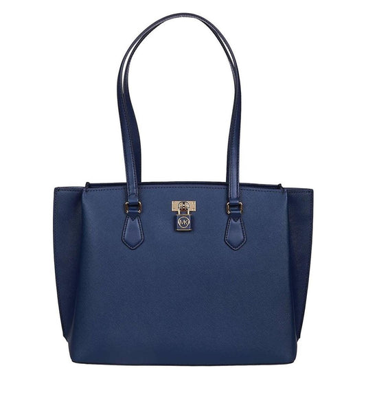 Michael Michael Kors Logo Padlock Zipped Tote Bag