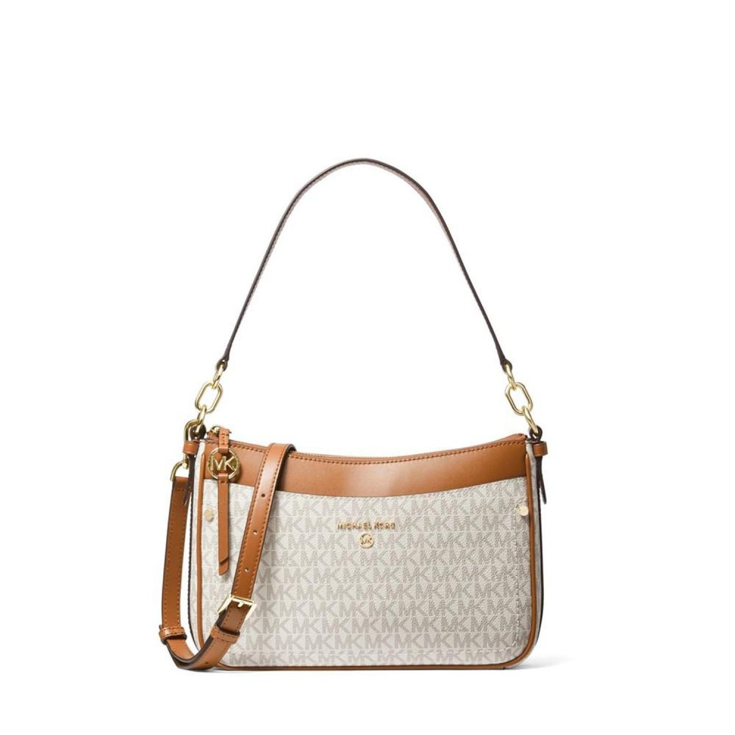 Logo Jet Set Charm Top Zip Pochette Shoulder Bag