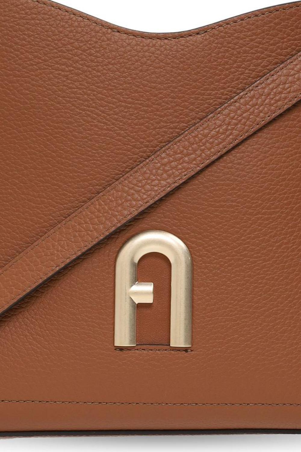 Furla Small Logo-Plaque Tote Bag