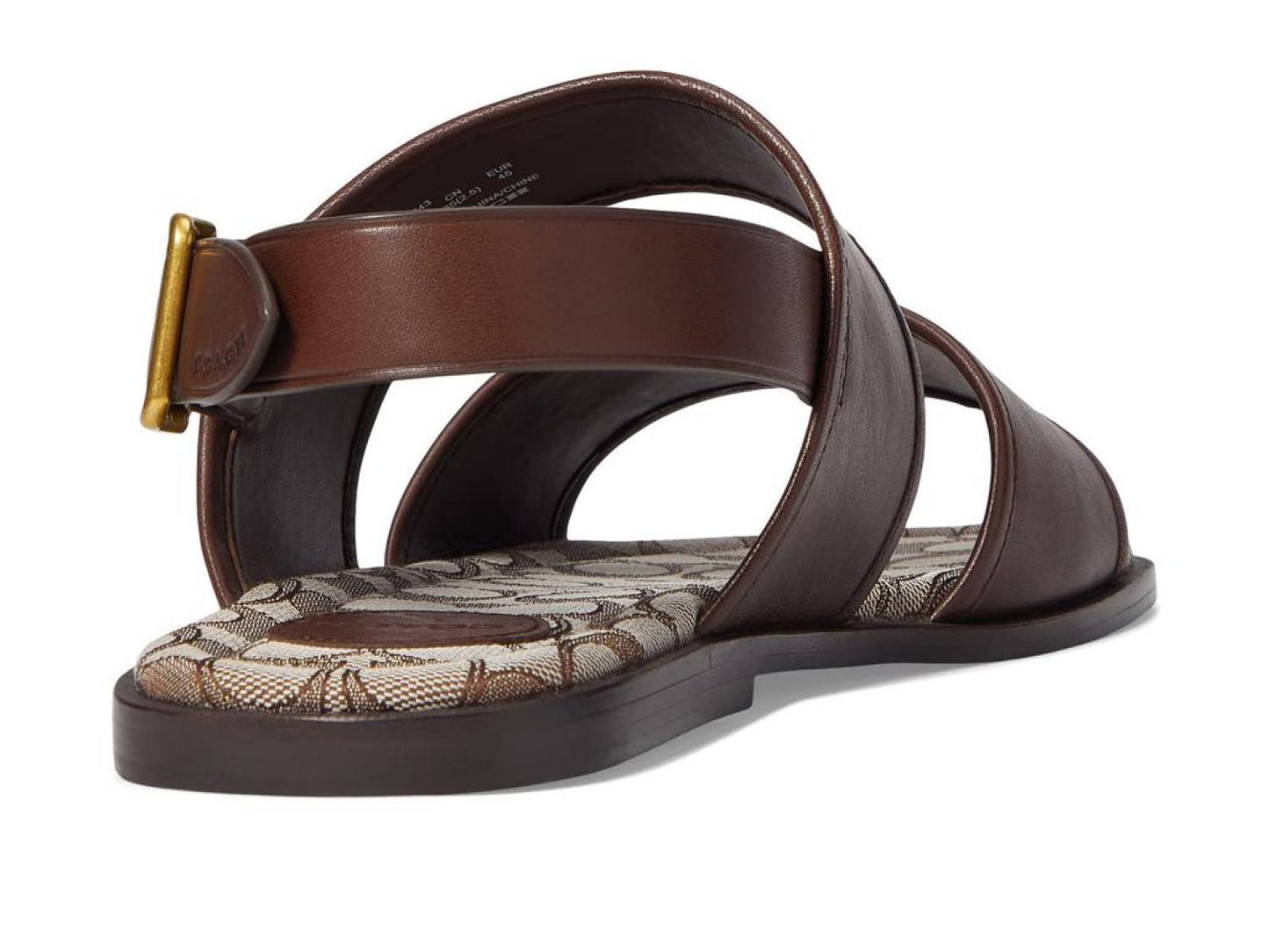 Leather Two Strap Sandal