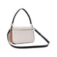 Hudson Colorblocked Pebbled Leather Flap Shoulder Bag