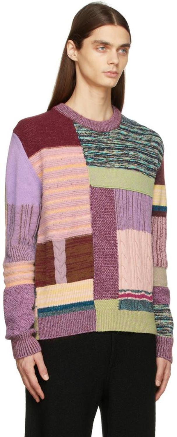 Multicolor 'The Patchwork Crewneck Sweater' Sweater