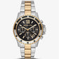 Oversized Everest Pavé Two-Tone Watch