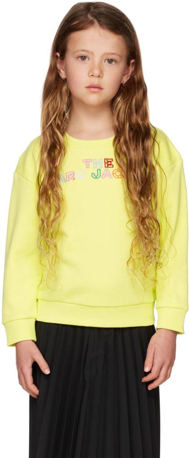 Kids Yellow Logo Sweatshirt