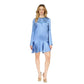 Women's Chain-Neck Bell-Sleeve Dress