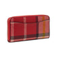 Morgan Museum Plaid Printed PVC Zip Around Continental Wallet