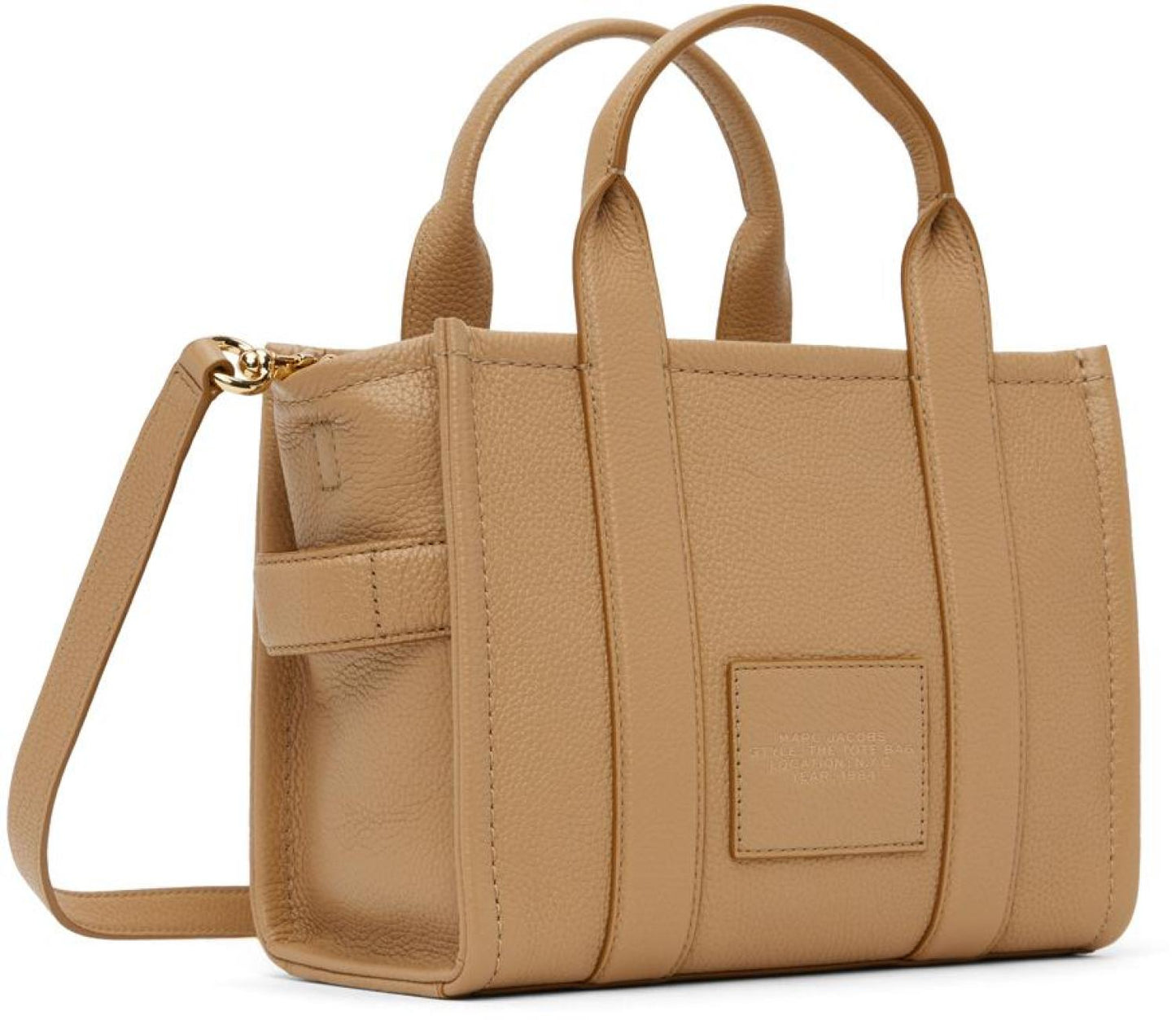 Beige 'The Leather Small' Tote