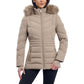 Women's Faux-Fur-Trim Hooded Puffer Coat, Created for Macy's