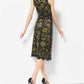 Floraflage Silk and Lace Dress