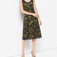 Floraflage Silk and Lace Dress