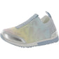 Girls Metallic Slip-On Casual and Fashion Sneakers