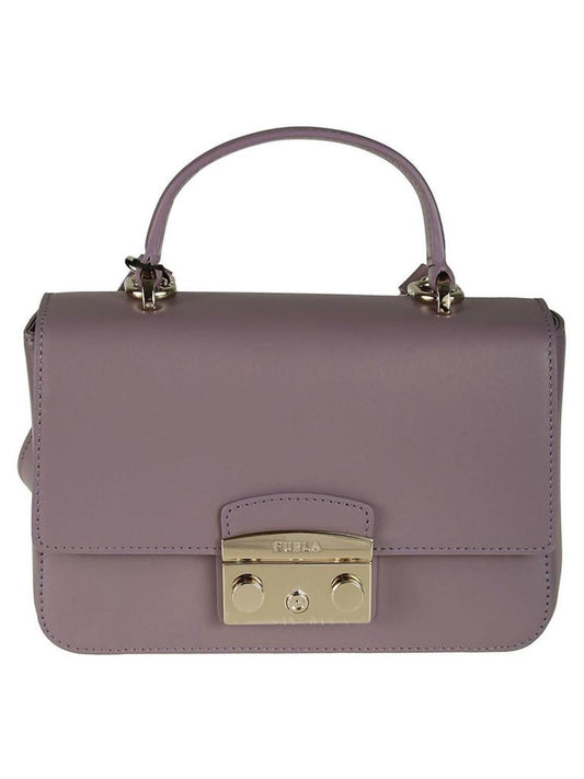 Furla Metropolis Push-Lock Detailed Mini Top Handle Bag