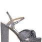 Michael Michael Kors Jordyn Embellished Glitter Chain Mesh Platform Sandals