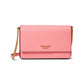Morgan Saffiano Leather Flap Chain Wallet