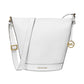 Townsend Medium Top-Zip Leather Bucket Messenger