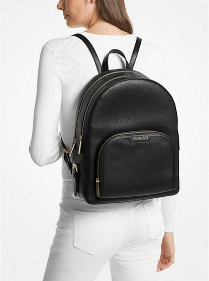 Jaycee Large Pebbled Leather Backpack