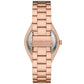 Women's Lennox Three-Hand Rose Gold-Tone Stainless Steel Watch 37mm
