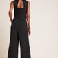 Charley Mock Neck Jumpsuit In Black
