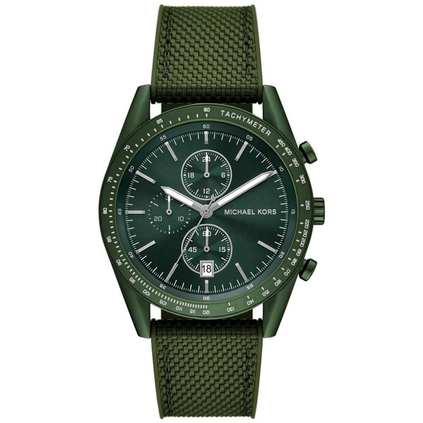 Men's Accelerator Chronograph Olive Nylon Watch 42mm