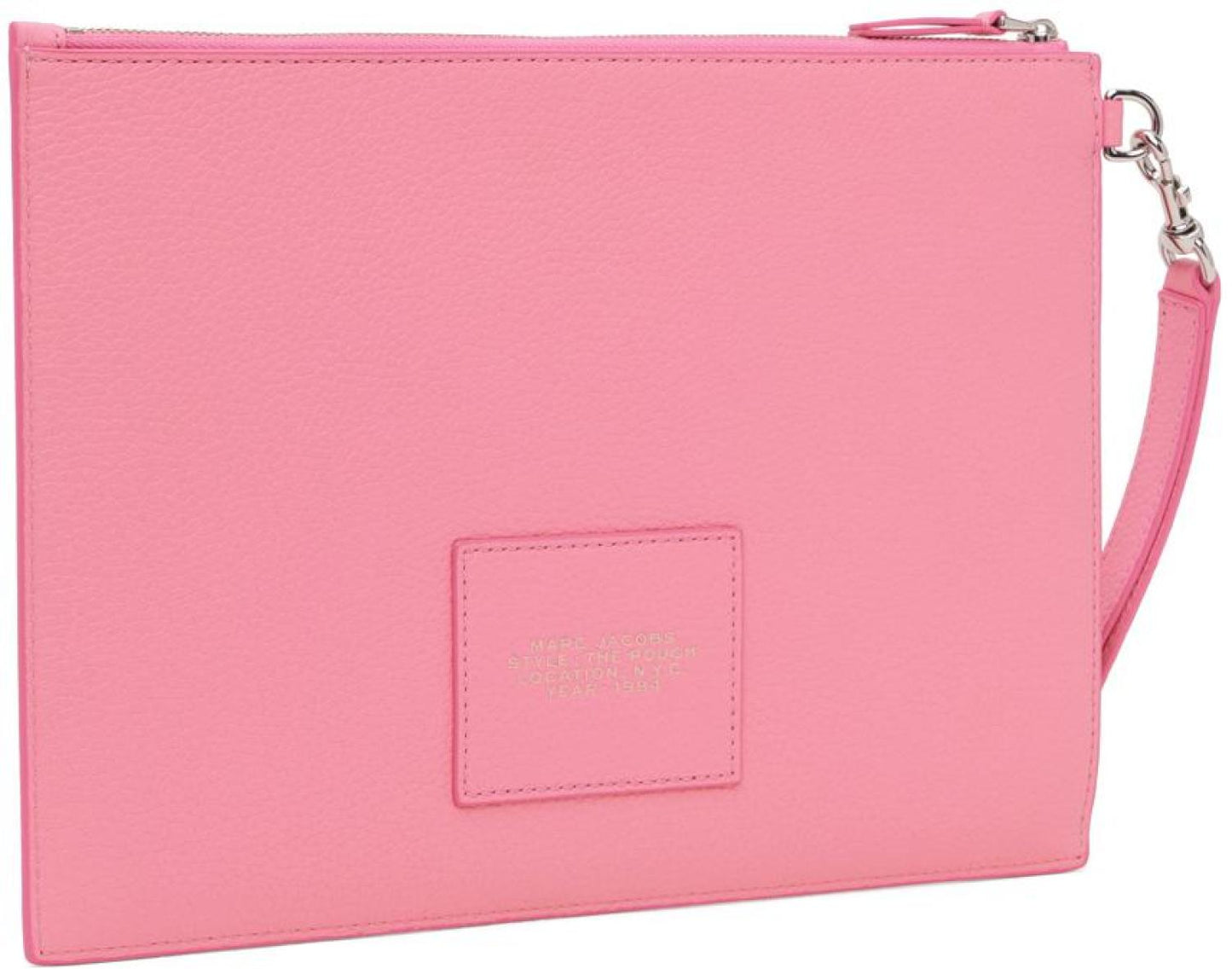 Pink 'The Leather Large' Pouch
