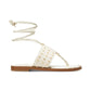 Women's Jagger Ankle-Tie Studded Flat Sandals