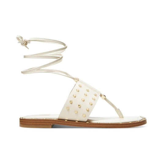 Women's Jagger Ankle-Tie Studded Flat Sandals