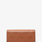Jet Set Travel Large Logo Embossed Leather Envelope Wallet