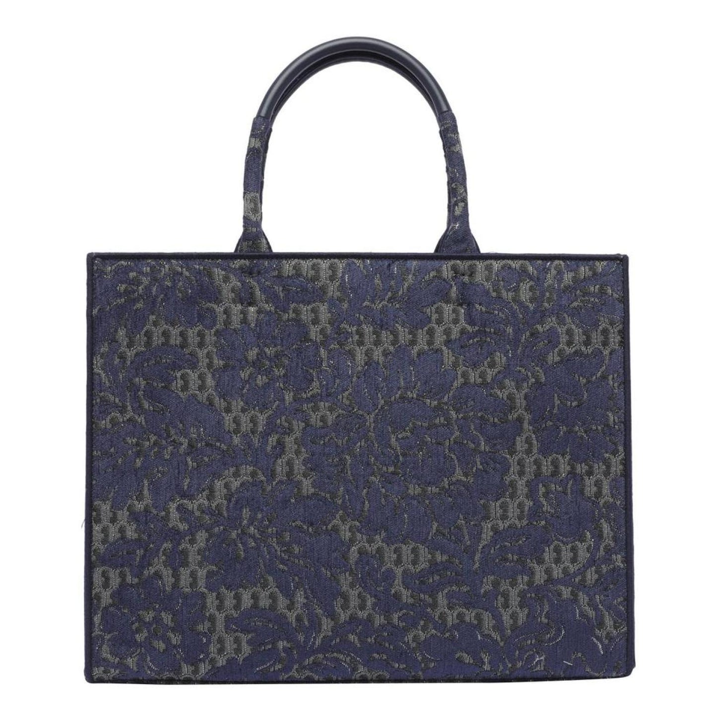 Furla Floral Jacquard Top Handle Bag