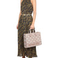 Michael Michael Kors Belted Sleeveless Maxi Dress