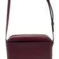 Michael Kors Jet Set East West Chain Merlot Saffiano Leather Crossbody Bag