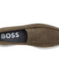 Sienne Suede Loafers with Contrast Rubber Sole