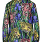 Gucci Feline Garden Silk Top
